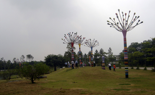 Không gian nghệ thuật điêu khắc “Art in the forest 2016” ảnh 1